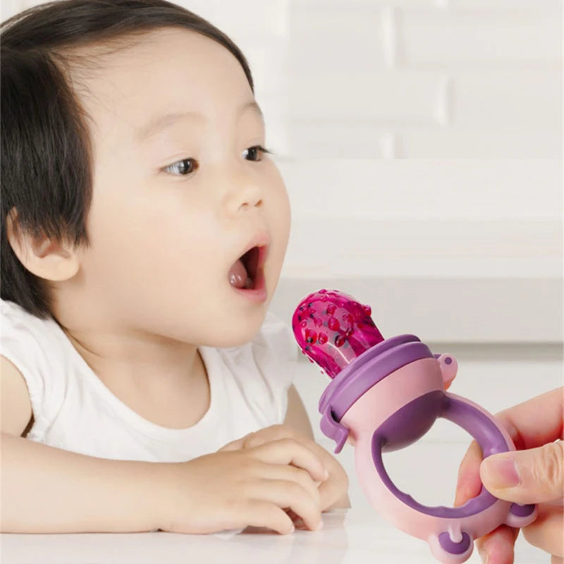 Tétine à Fruits Evolutive en Silicone-Sécurité, Eveil et Plaisir pour Bébé👶