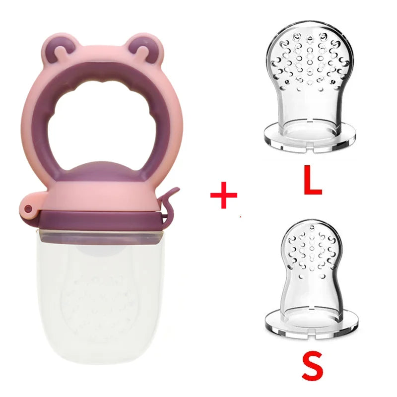 Tétine à Fruits Evolutive en Silicone-Sécurité, Eveil et Plaisir pour Bébé👶