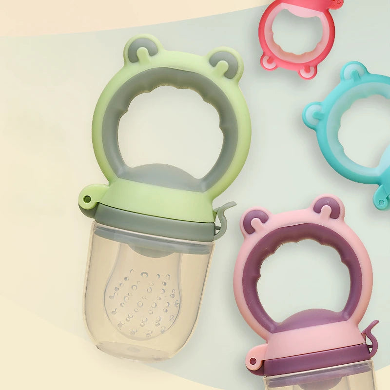 Tétine à Fruits Evolutive en Silicone-Sécurité, Eveil et Plaisir pour Bébé👶