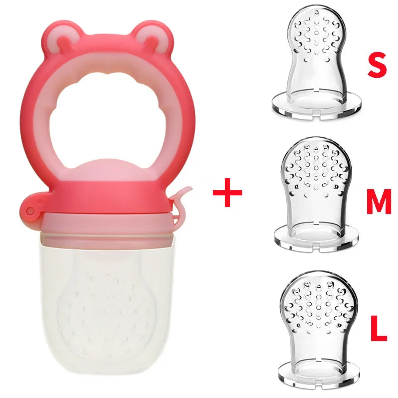 Tétine à Fruits Evolutive en Silicone-Sécurité, Eveil et Plaisir pour Bébé👶