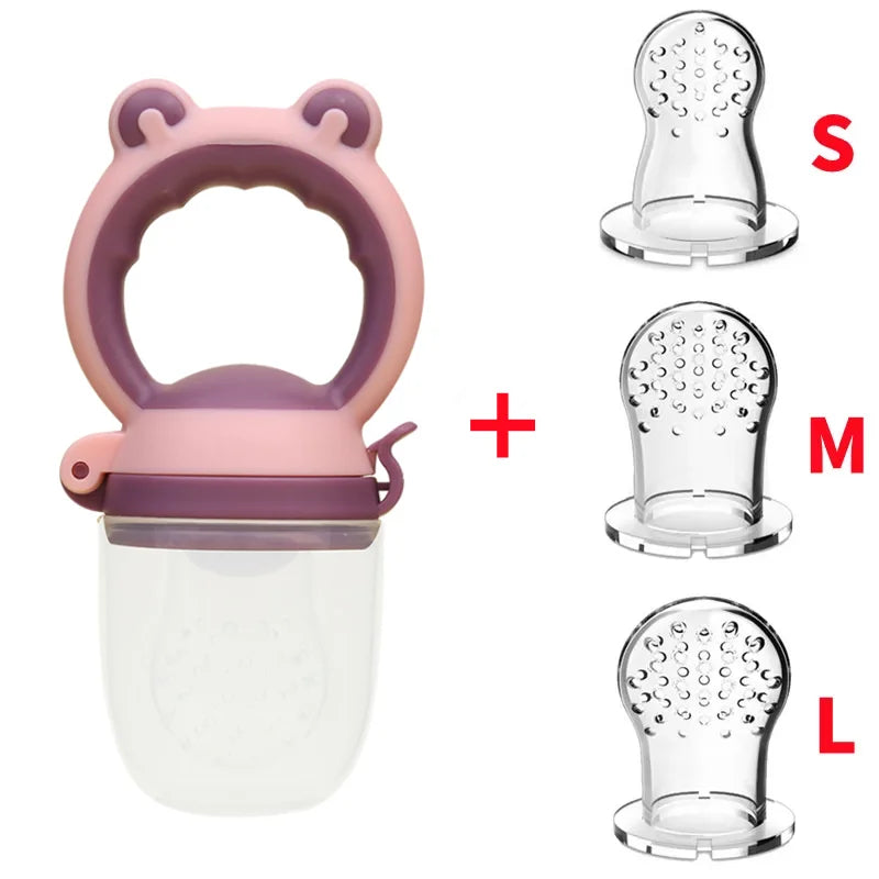 Tétine à Fruits Evolutive en Silicone-Sécurité, Eveil et Plaisir pour Bébé👶