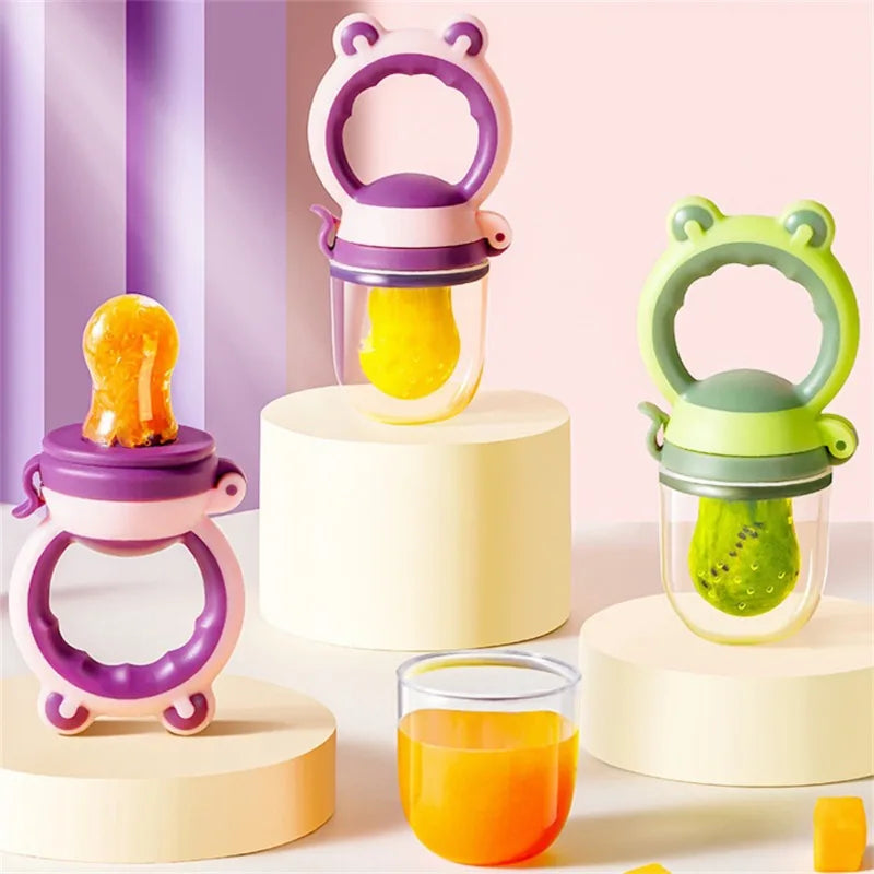 Tétine à Fruits Evolutive en Silicone-Sécurité, Eveil et Plaisir pour Bébé👶